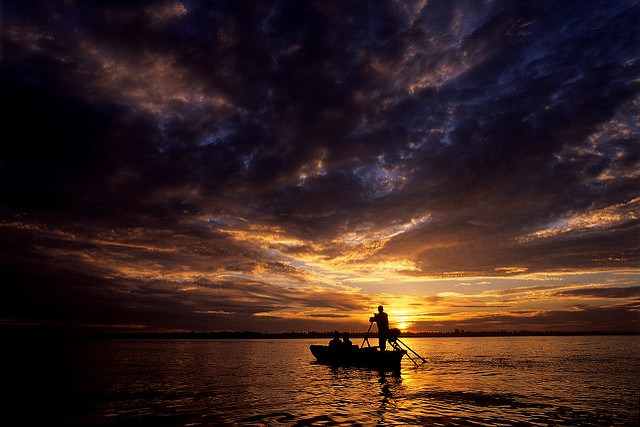 Sunrise on the Mekong Delta. Chris Guy.